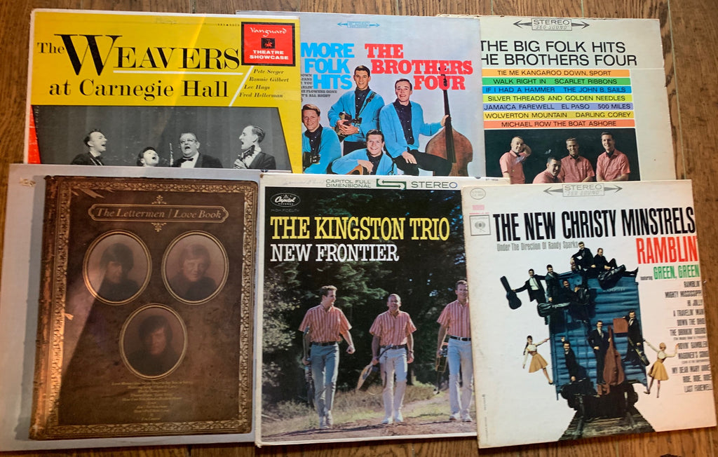 LOT SALE # 7 - FOLK COLLECTION  ( 6  albums )﻿ as pictured