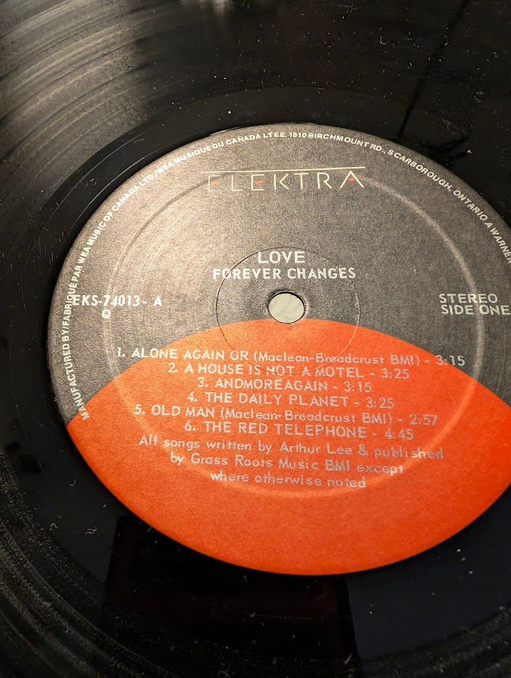 Love ‎– Forever Changes - Folk Rock, Psychedelic Rock  (vinyl) Rare  NMINT
