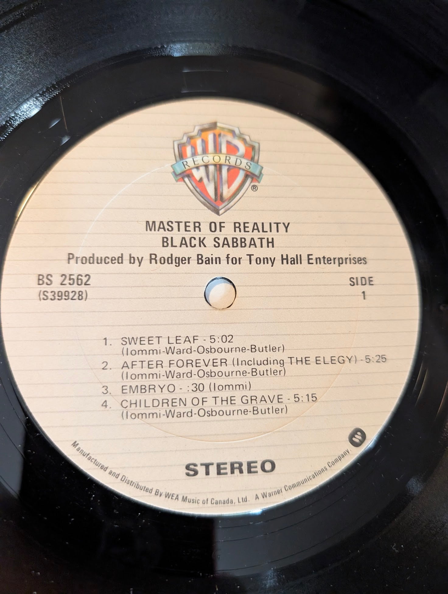 Black Sabbath – Master Of Reality – 1971 – Hard Rock / Heavy Metal
