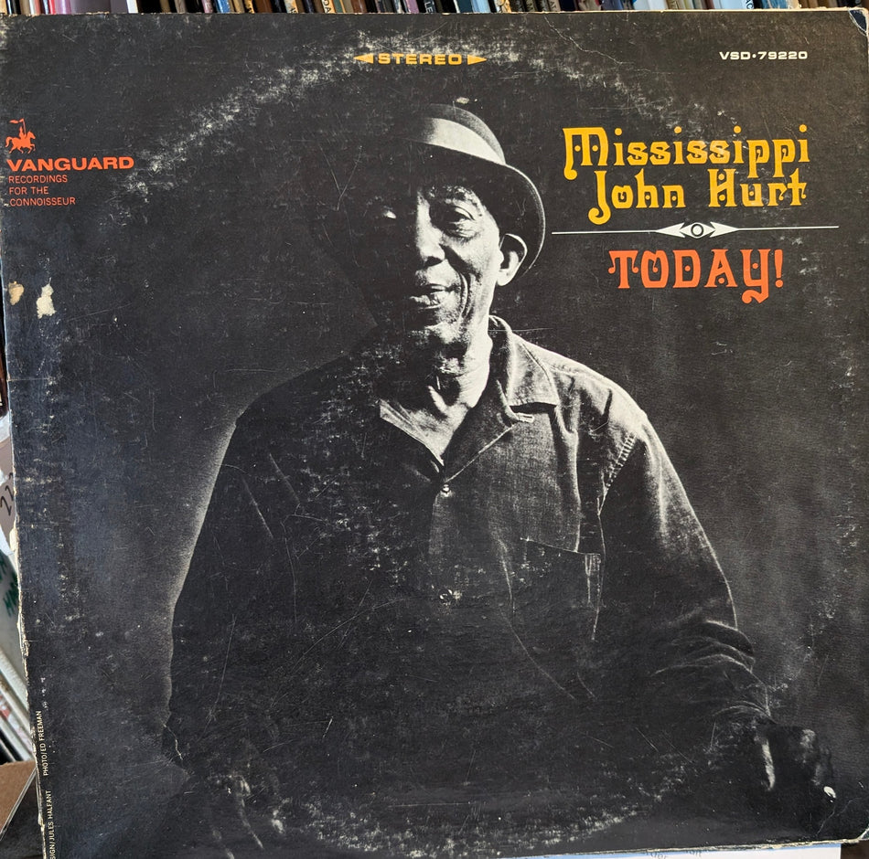 Mississippi John Hurt – Today! – 1966 – Piedmont Blues (vinyl lp) NOTE COVER CONDITION
