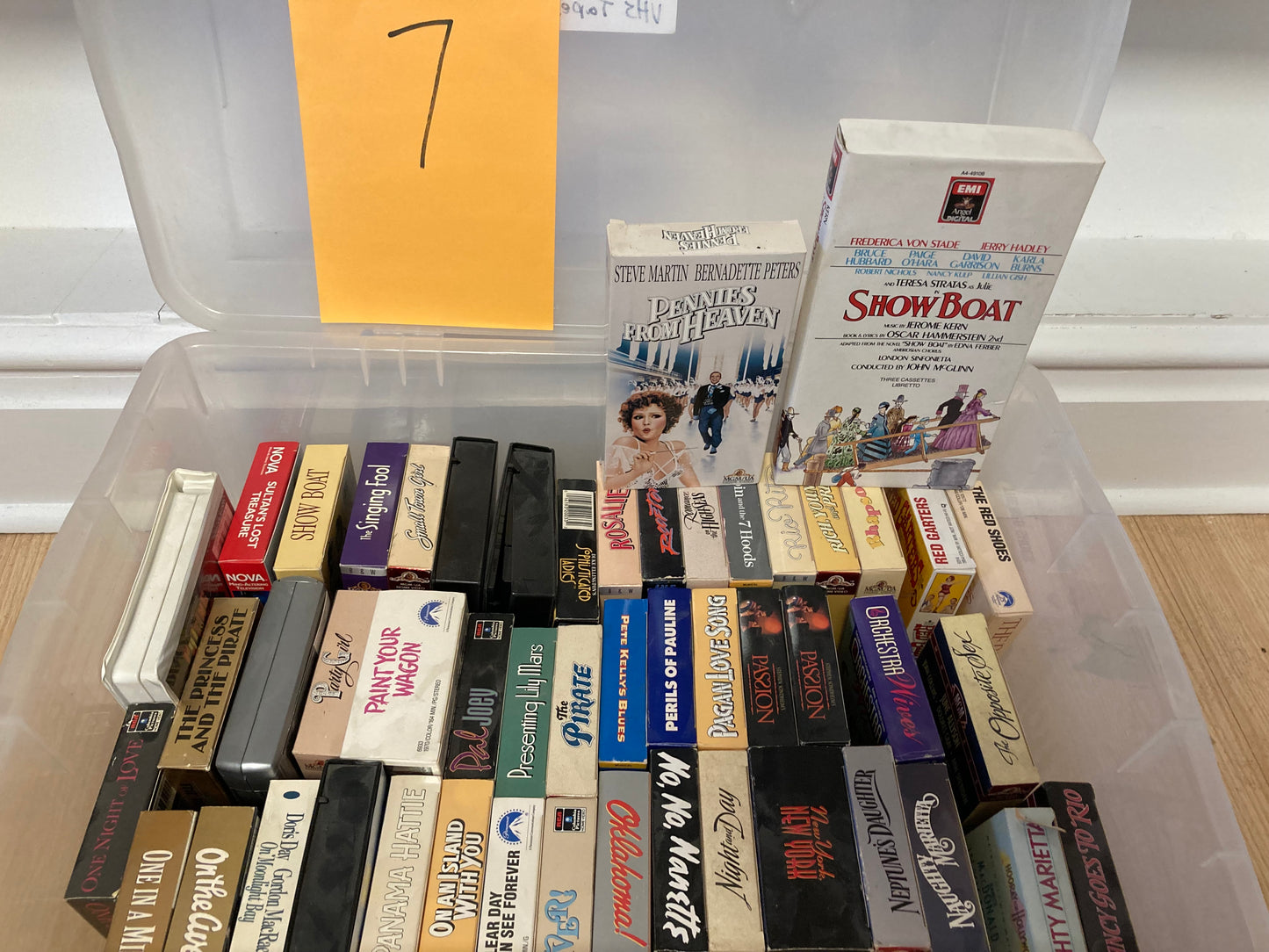 Large VHS Musical Theatre Collection, 370 VHS Tapes NMint