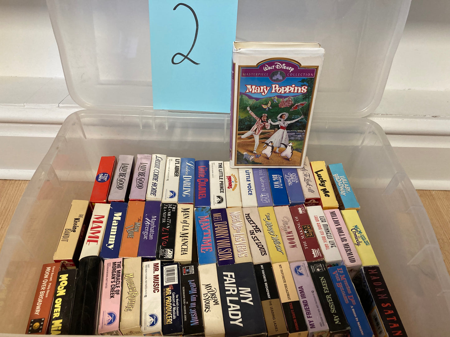 Large VHS Musical Theatre Collection, 370 VHS Tapes NMint