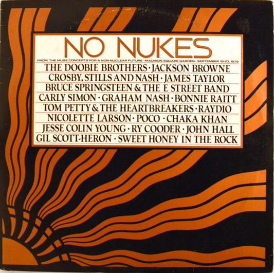 No Nukes - From The Muse Concerts For A Non-Nuclear Future - Madison Square Garden - September 19-23, 1979 - 3 lps - Pop Rock, Funk, Folk Rock (vinyl)