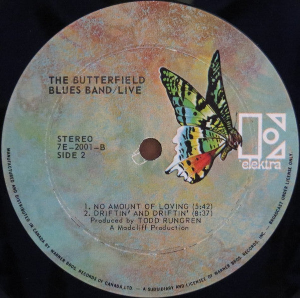 The Butterfield Blues Band – Live - 2 lps - 1970- Blues Chicago Blues (Vinyl)