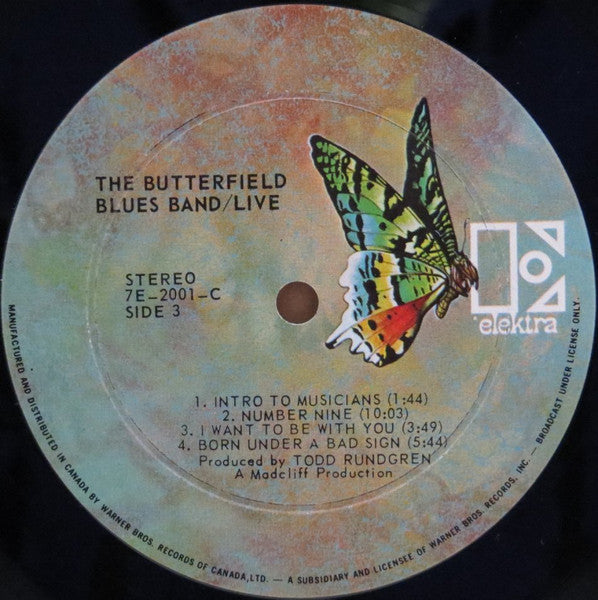 The Butterfield Blues Band – Live - 2 lps - 1970- Blues Chicago Blues (Vinyl)