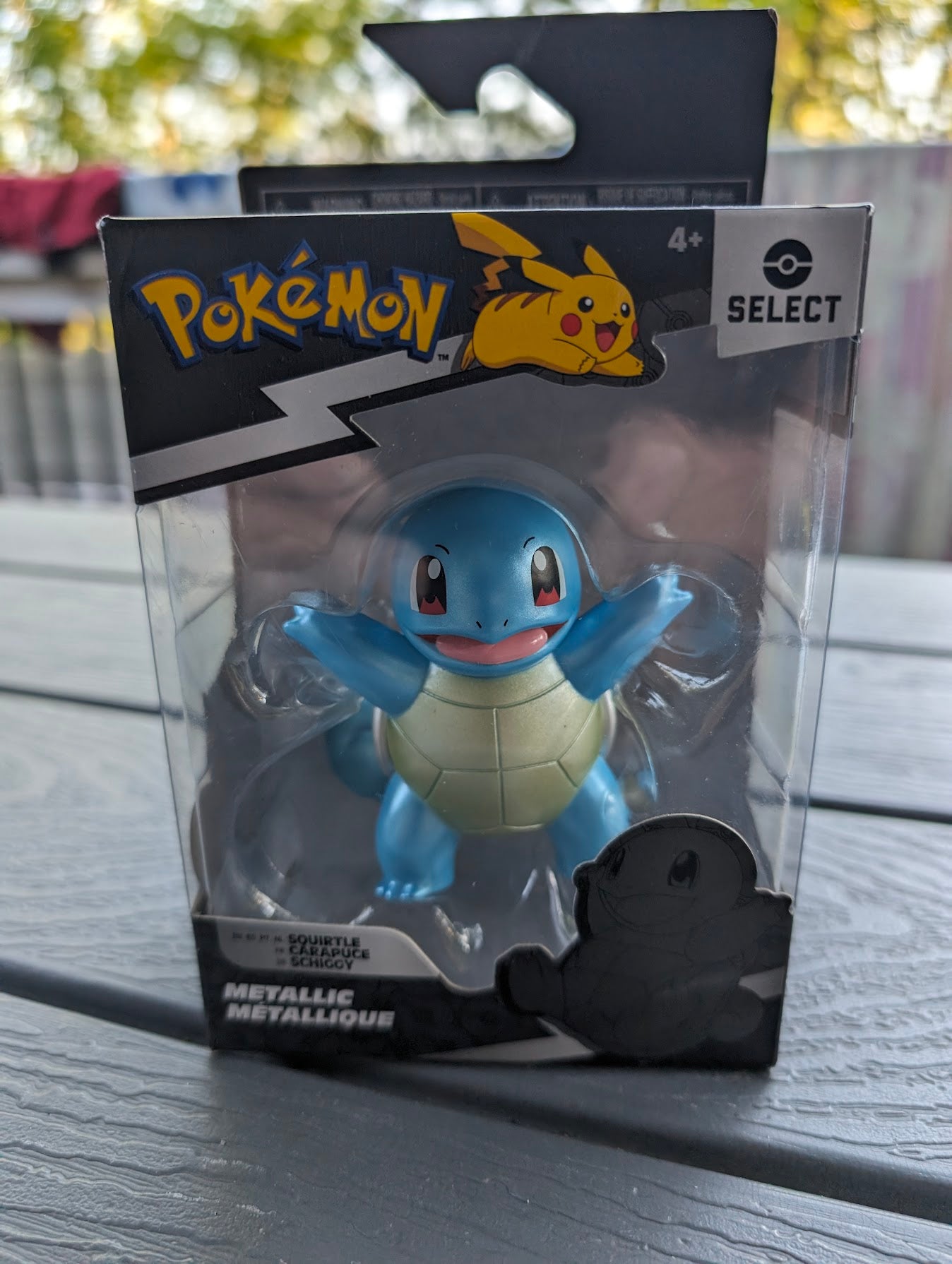 Jazwares Pokemon Select Metallic Squirtle 3" Battle Figure NEW