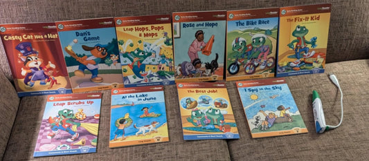 Leapfrog LeapReader Learn To Read 10 book Mega Pack (Used)