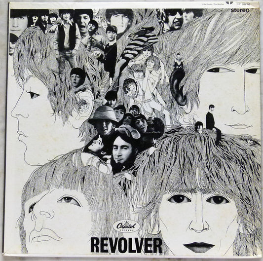 Beatles, the - Revolver &nbsp;T2576 Capitol (rainbow label ) Can Release ( Clearance Vinyl ) Scuffing