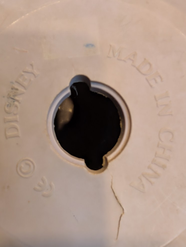 Vintage RARE Peter Pan Disney Skull Rock Island Piggy Bank