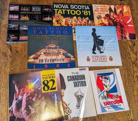 5 Nova Scotia Tattoo - Brass & Military Style , Pipe & Drum (Sold as a lot )