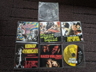 7  Famous Italian Action DVDS - Rare - No Cases