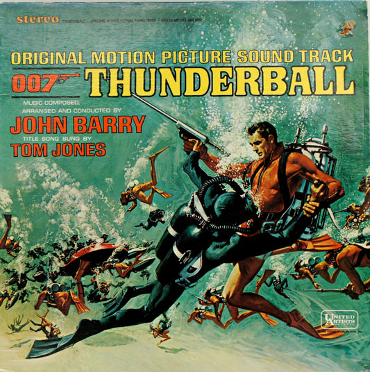 Thunderball -John Barry ‎– (Original Motion Picture Soundtrack)1965- Jazz, Rock, Stage & Screen (rare vinyl)