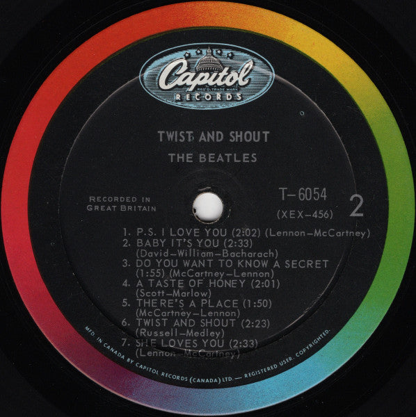 Beatles ,The - Twist and Shout - Canada Capitol 6000 Series