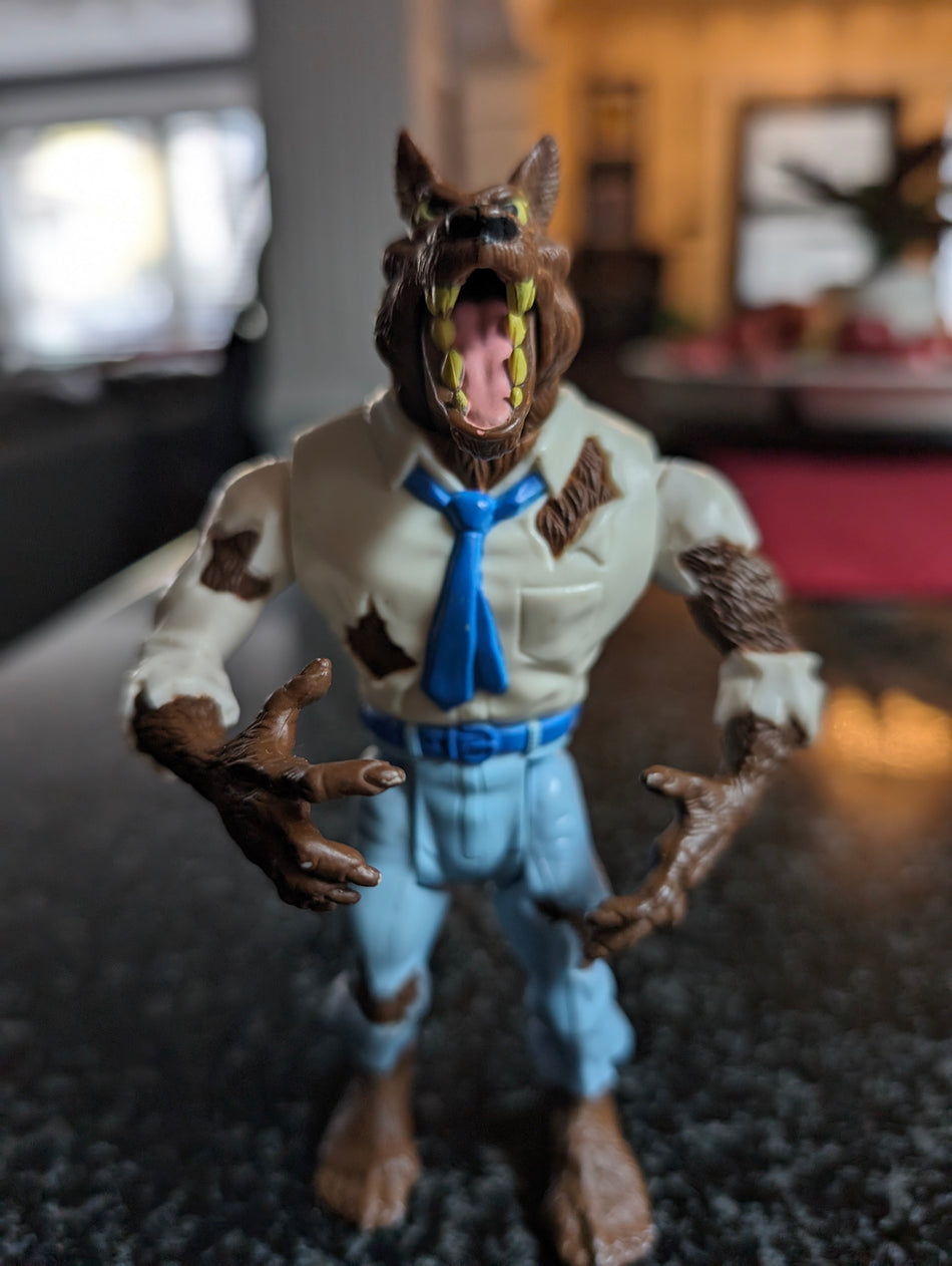 Vintage 1989 The Real Ghostbusters Wolfman Monster Action Figure Kenner loose
