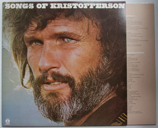 Kris Kristofferson  - Songs Of  -1977 -Folk, World, & Country ( Clearance Vinyl )