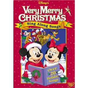 Very Merry Christmas Sing Along Songs DVD -Disney – Retro