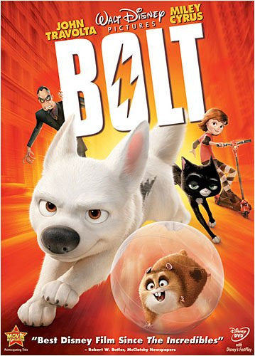 Bolt Dvd ( John Travolta , Miley Cyrus ) Walt Disney Used Mint