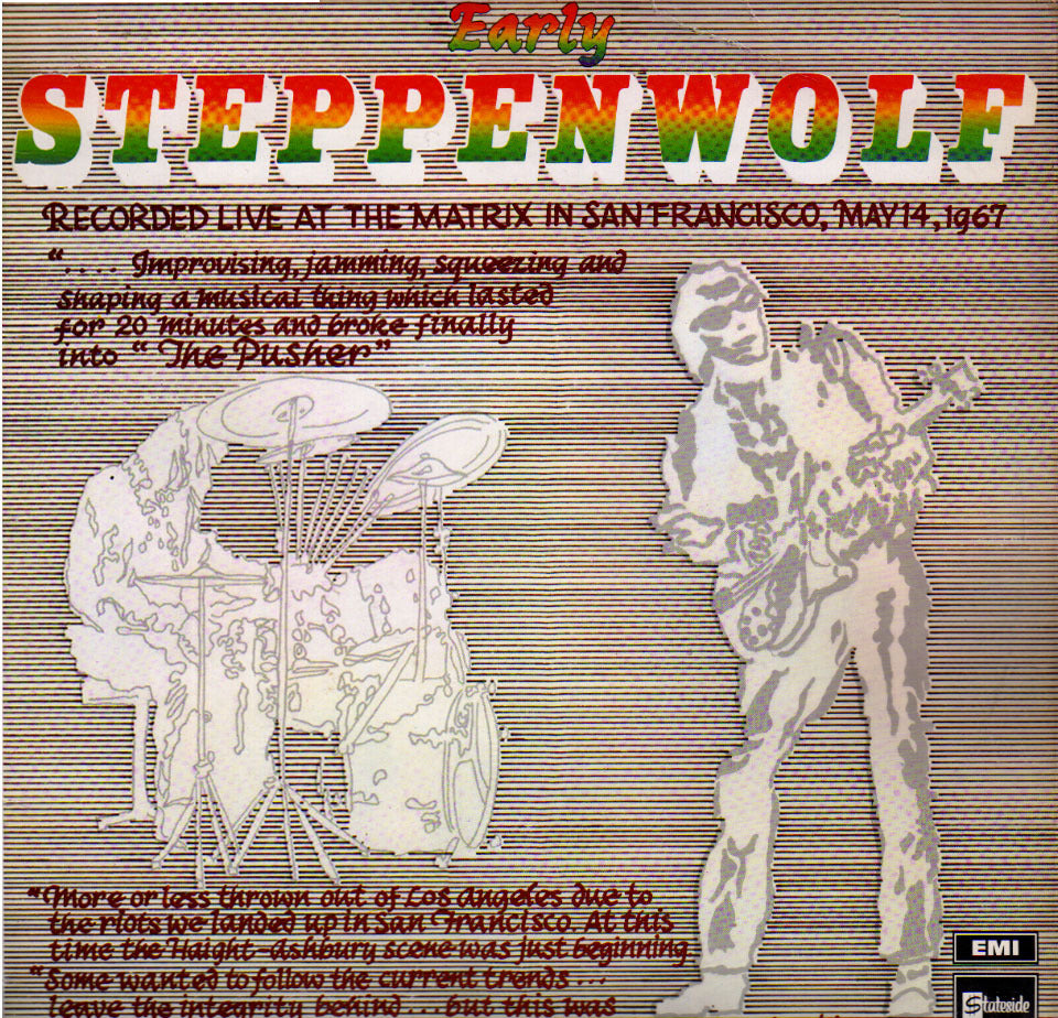 Steppenwolf ( Early )- Recorded Live at the Matrix San Francisco - 1969 Rock (vinyl)