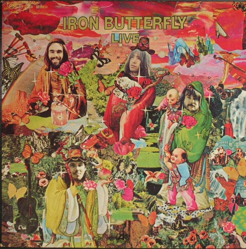 Iron Butterfly - Live ( Clearance Vinyl ) NO COVER - VINYL ONLY
