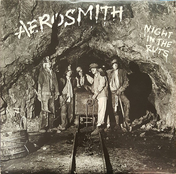 Aerosmith ‎– Night In The Ruts -1979-  Blues Rock, Hard Rock, Pop Rock (vinyl)  NOTE Spline damaged cover