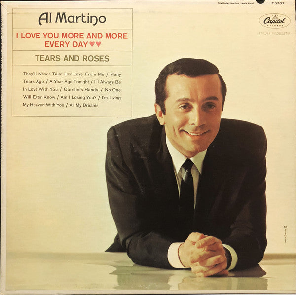 Al Martino ‎– I Love You More And More Every Day -1964- Jazz , pop Vocal (vinyl)