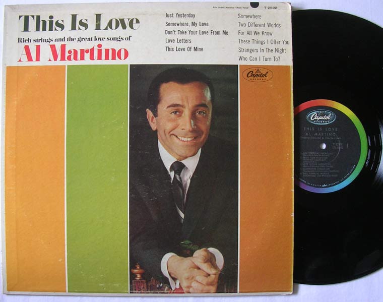Al Martino ‎– This Is Love -1966 Jazz pop Vocal (vinyl)