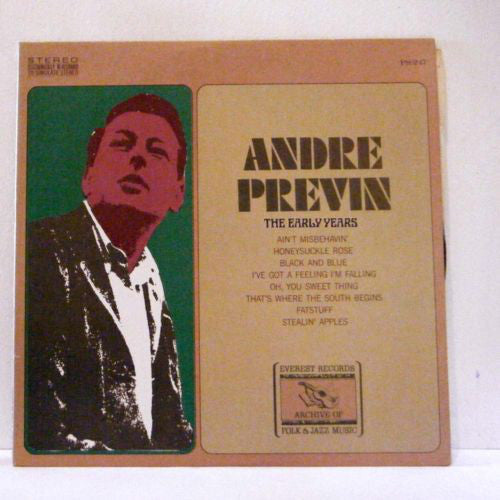 André Previn ‎– The Early Years - 1970- Jazz (vinyl)