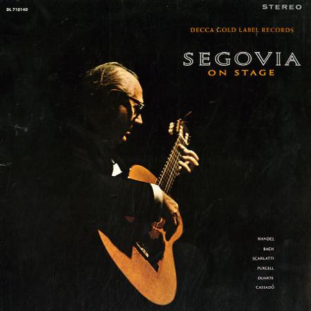 Andres Segovia - Segovia On Stage LP - MCA - MCA-2531 - Classical