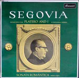 Andrés Segovia  Second Series From Platero And I - 1964- Spanish Classical Guitar (vinyl)