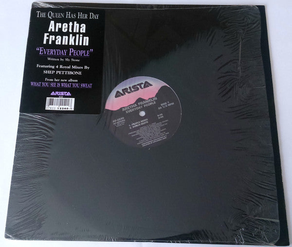Aretha Franklin ‎– Everyday People - 1991- House, Garage House (Vinyl, 12", 33 ⅓ RPM )