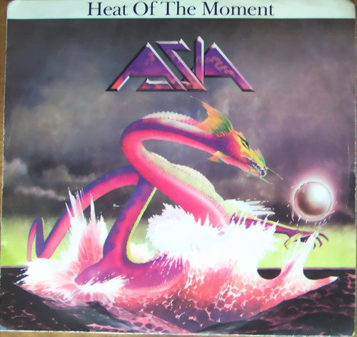 Asia ‎– Heat Of The Moment -1982- Prog Rock -Vinyl, 7", Single