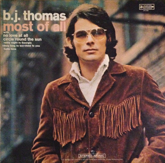 B.J. Thomas ‎– Most Of All -1979- pop vocal (vinyl)