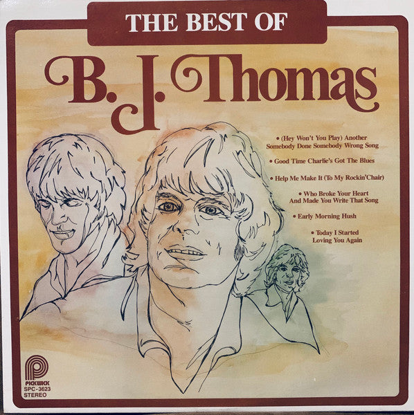 B.J. Thomas – The Best Of B.J. Thomas - 1978- Rock, Pop, Folk, World, & Country (Vinyl)