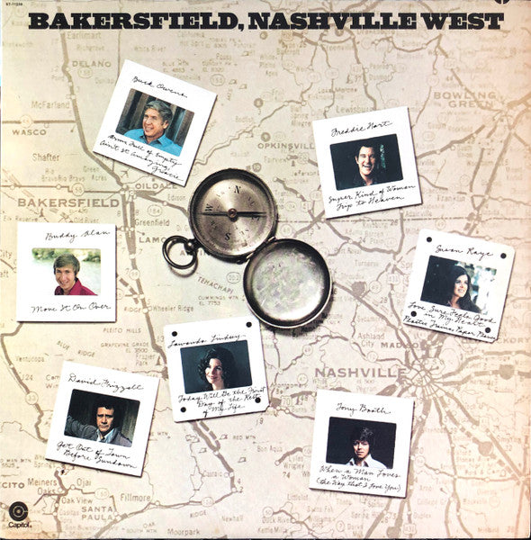 Bakersfield, Nashville West - Buck Owens , David Frizzell , Susan Raye + 1972-Country (Vinyl)