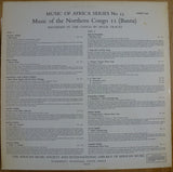 Bantu - Music Of The Northern Congo II (Bantu) - Music Of Africa Series – No.23 - 1963- African Folk (Rare Vinyl)