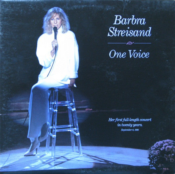 Barbra Streisand ‎– One Voice-1987-  Vocal, Ballad (vinyl)