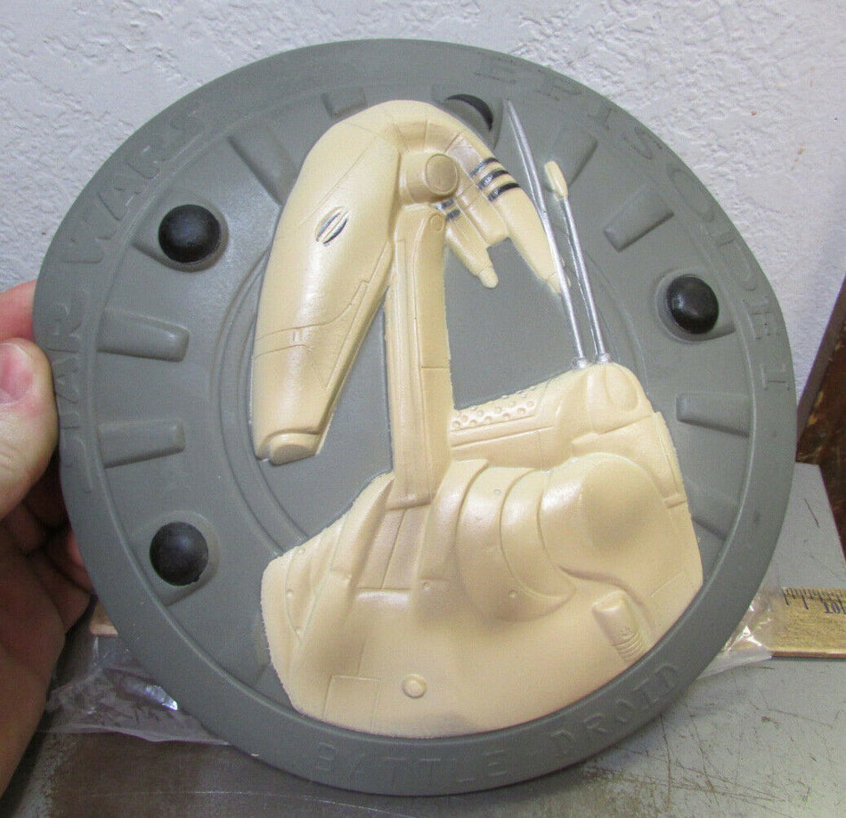 1999 Star Wars Episode 1 Phantom menace, KFC Flying Bucket Topper, Battle Droid Sealed