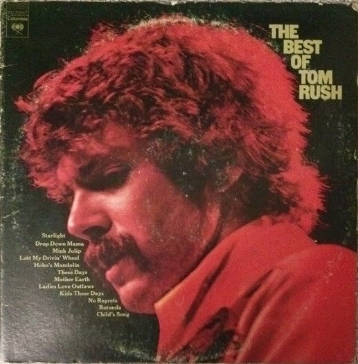 Tom Rush ‎– The Best Of Tom Rush -1975 Blues Folk Rock (vinyl)