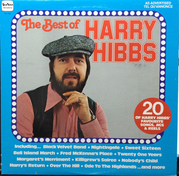 Harry Hibbs ‎– The Best Of Harry Hibbs - Folk, World, & Country -1978 (vinyl)
