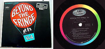 Beyond The Fringe ‎– Beyond The Fringe '64 Volume 2 - 1964-Genre: Non-Music, Stage & Screen Style: Comedy (Rare Comedy Vinyl) Early Dudley Moore