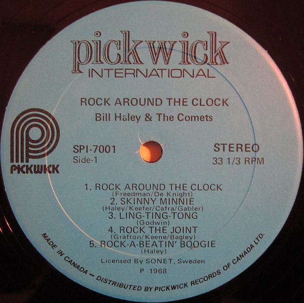 Bill Haley & The Comets ‎– Rock Around The Clock - 1981- Bill Haley & The Comets ‎– Rock Around The Clock (vinyl)