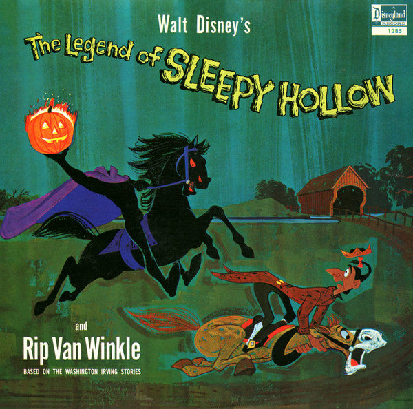 Walt Disney's The Legend Of Sleepy Hollow And Rip Van Winkle -1963- children (Clearance Vinyl). Lots of scratches