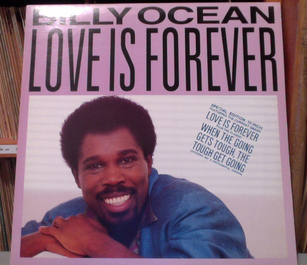 Billy Ocean ‎– Love Is Forever / When The Going Gets Tough, The Tough Get Going -1986 Soul (vinyl)