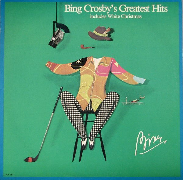 Bing Crosby ‎– Bing Crosby's Greatest Hits (Includes White Christmas) 1977-Christmas ,Pop (vinyl)