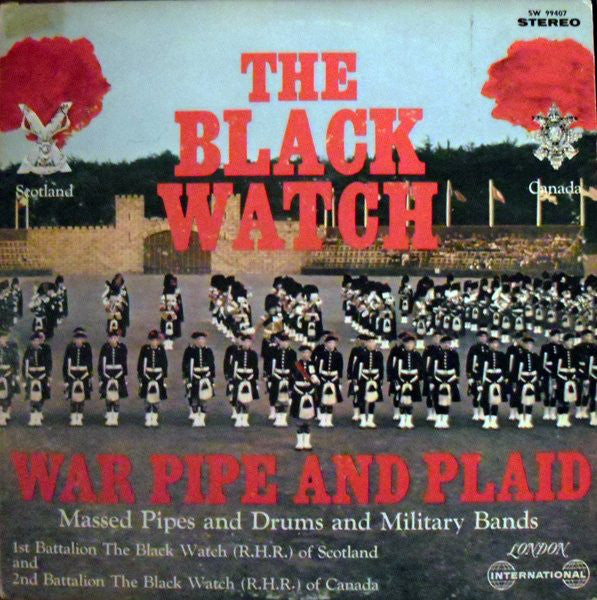 Black Watch ‎– War Pipe And Plaid -1966 -  Military, Pipe & Drum (Rare Vinyl)