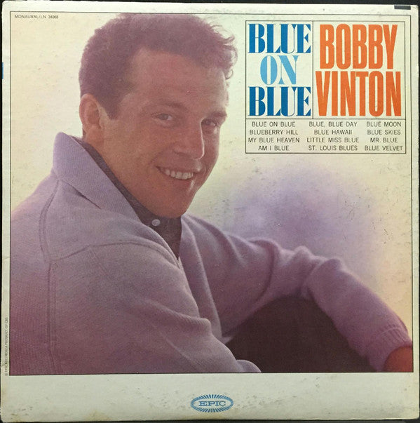 Bobby Vinton ‎– Blue On Blue -1963 -Skiffle, Ballad, Vocal, Rock & Roll (vinyl)