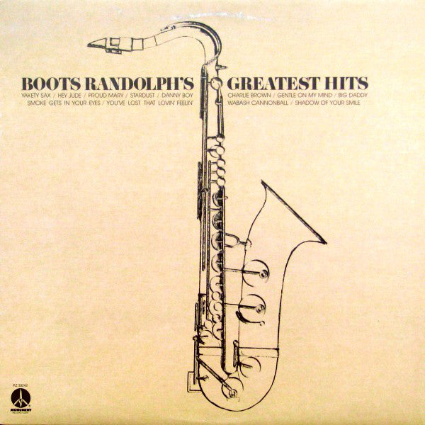 Boots Randolph ‎– Boots Randolph's Greatest Hits -1974- Big Band Jazz (vinyl)