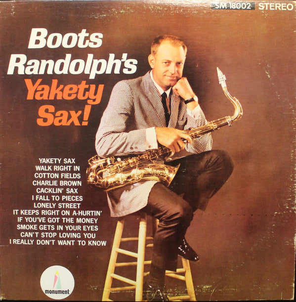 Boots Randolph – Boots Randolph's Yakety Sax! - 1963 Cool Jazz (Vinyl)