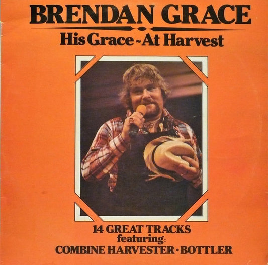 Brendan Grace ‎– His Grace - At Harvest-1976 -Comedy (UK Vinyl)