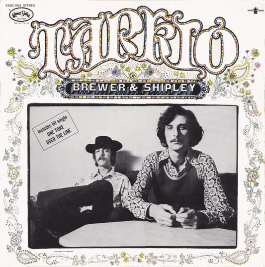 Brewer & Shipley – Tarkio - 1970-Folk Rock, Country Rock ( Clearance Vinyl ). Light Marks